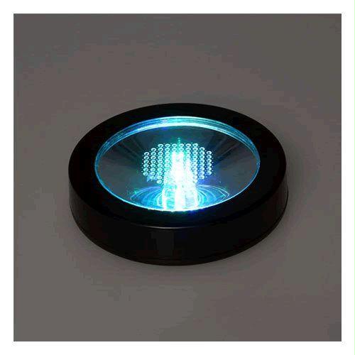 Blue LED Switch Activated  Bottle Base Light Display Drink Coaster