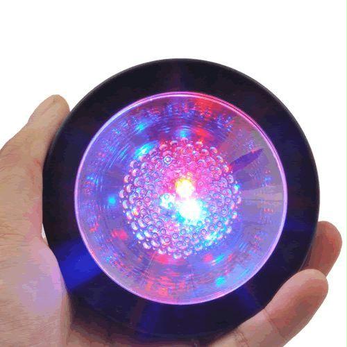 Multicolor LED Switch Activated Bottle Base Light Display Drink Coaster