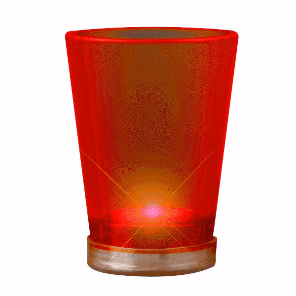 Light Up Shot Glass Red