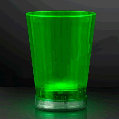 Light Up Shot Glass Green