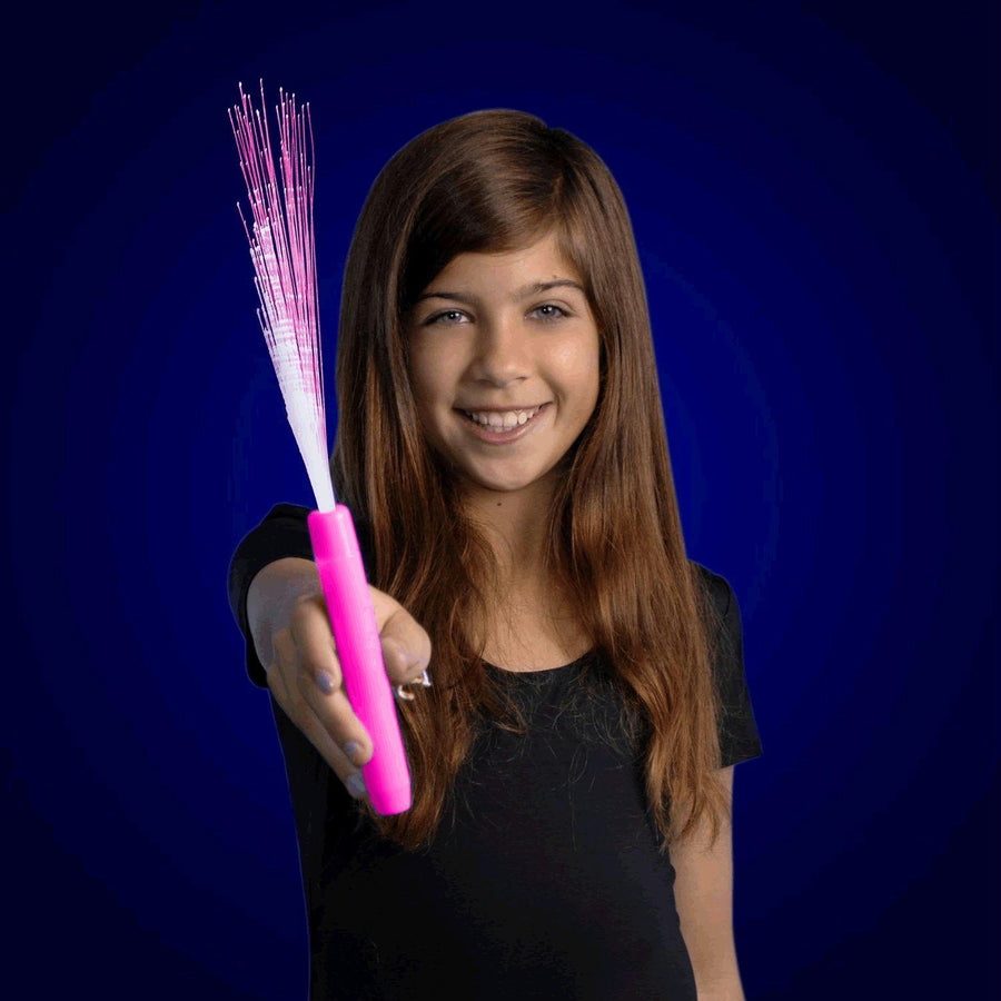 Pink Fiber Optic Wands with Pink LEDs