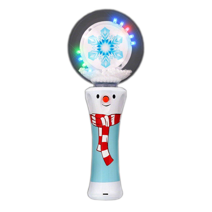 LED Spinning Winter Wonderland Light Up Wand