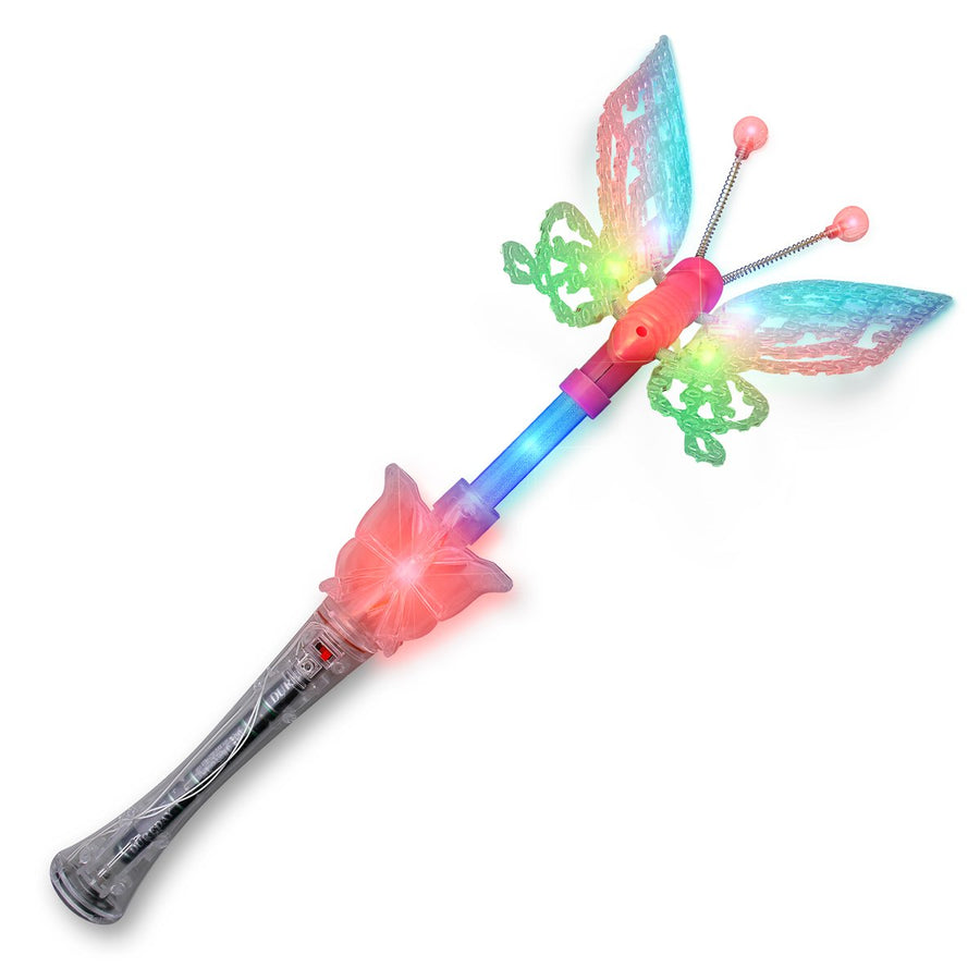 Large Musical LED Butterfly Wand