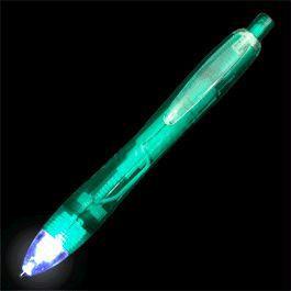 Green Tip Pen with White LED