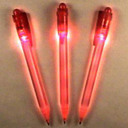 Red Tip Pen with White LED