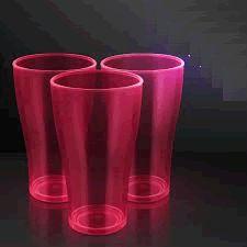 Glow In The Dark Glass Pink