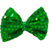 Green Bow Tie with Green LED Lights