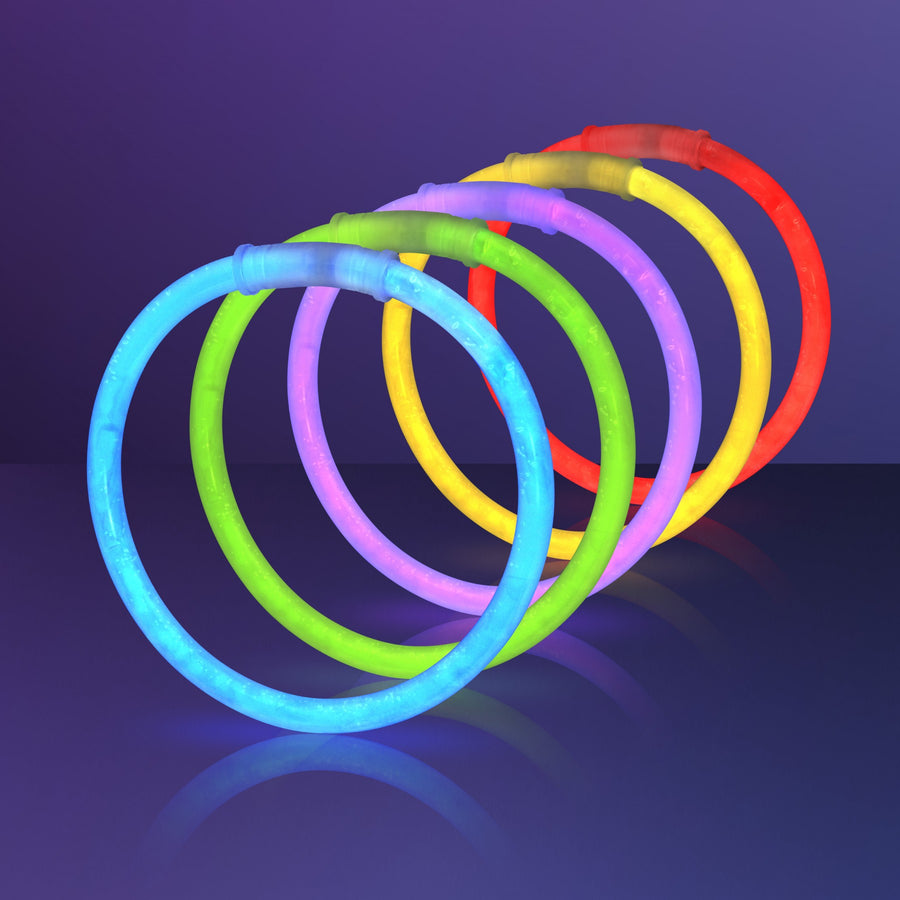 Glow Bracelet Assorted Tube of Fifty