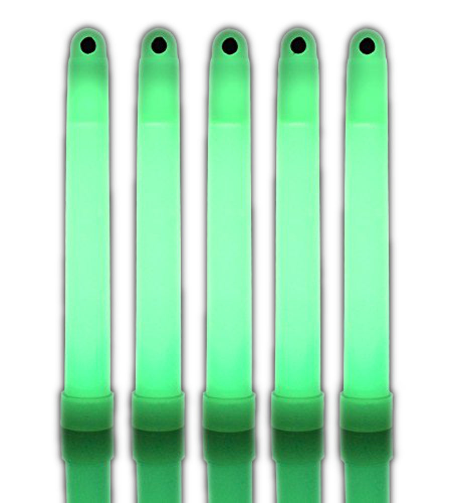 6 Inch Glow Sticks Green