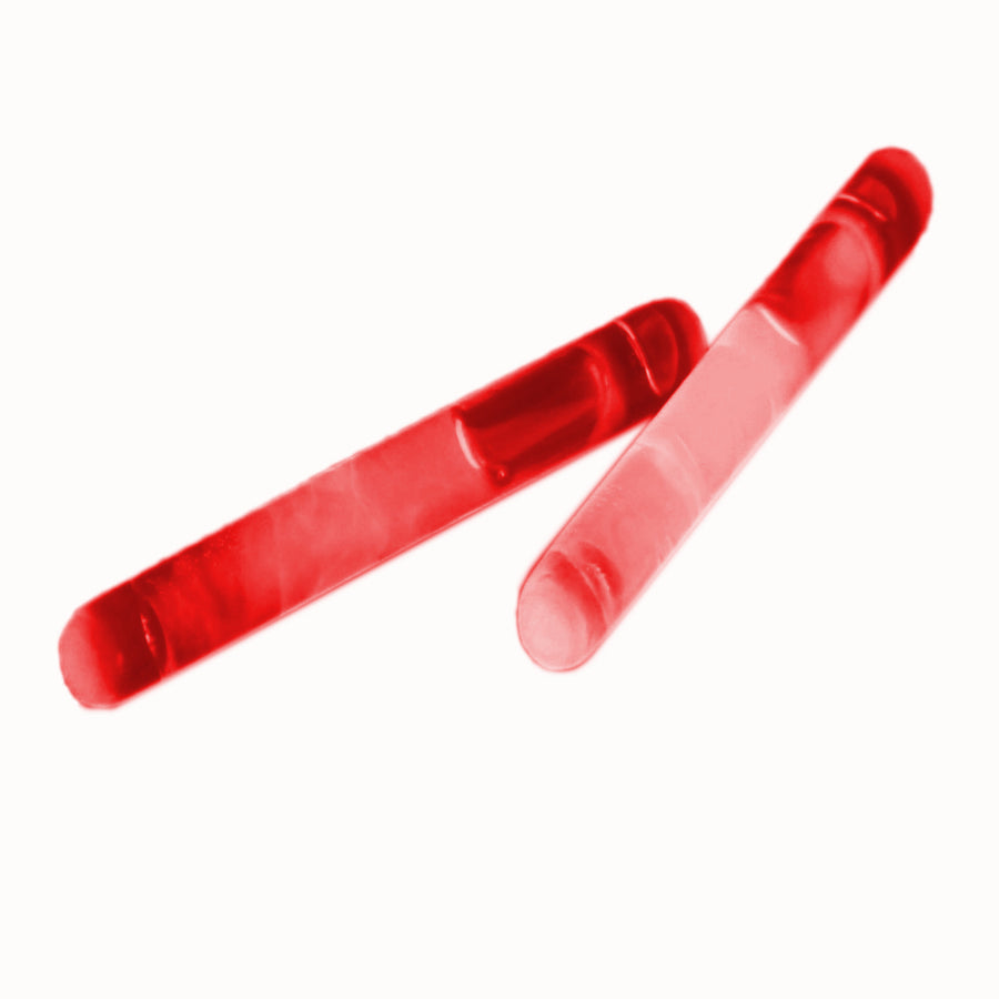 Glow Sticks Mini Red Pack of Fifty