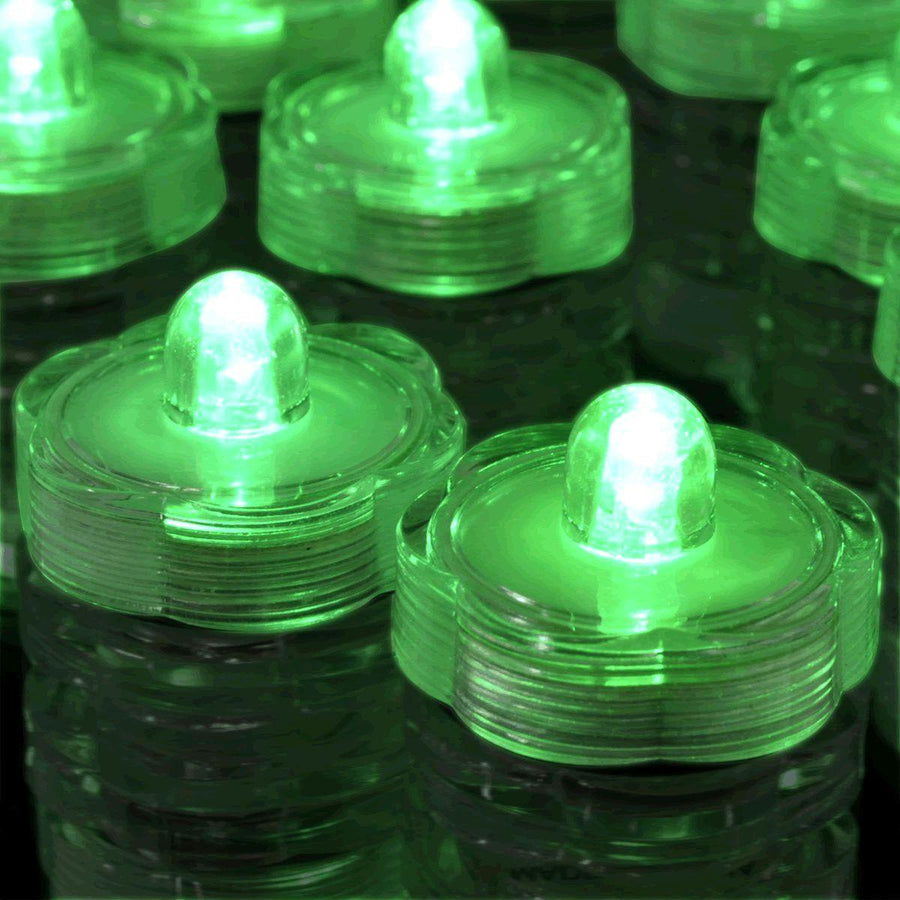 Submersible Floral LED Light Green