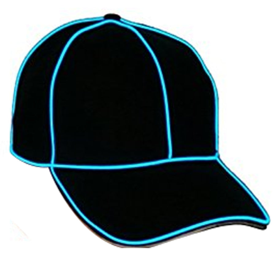 Electro Luminescent Baseball Hat Blue