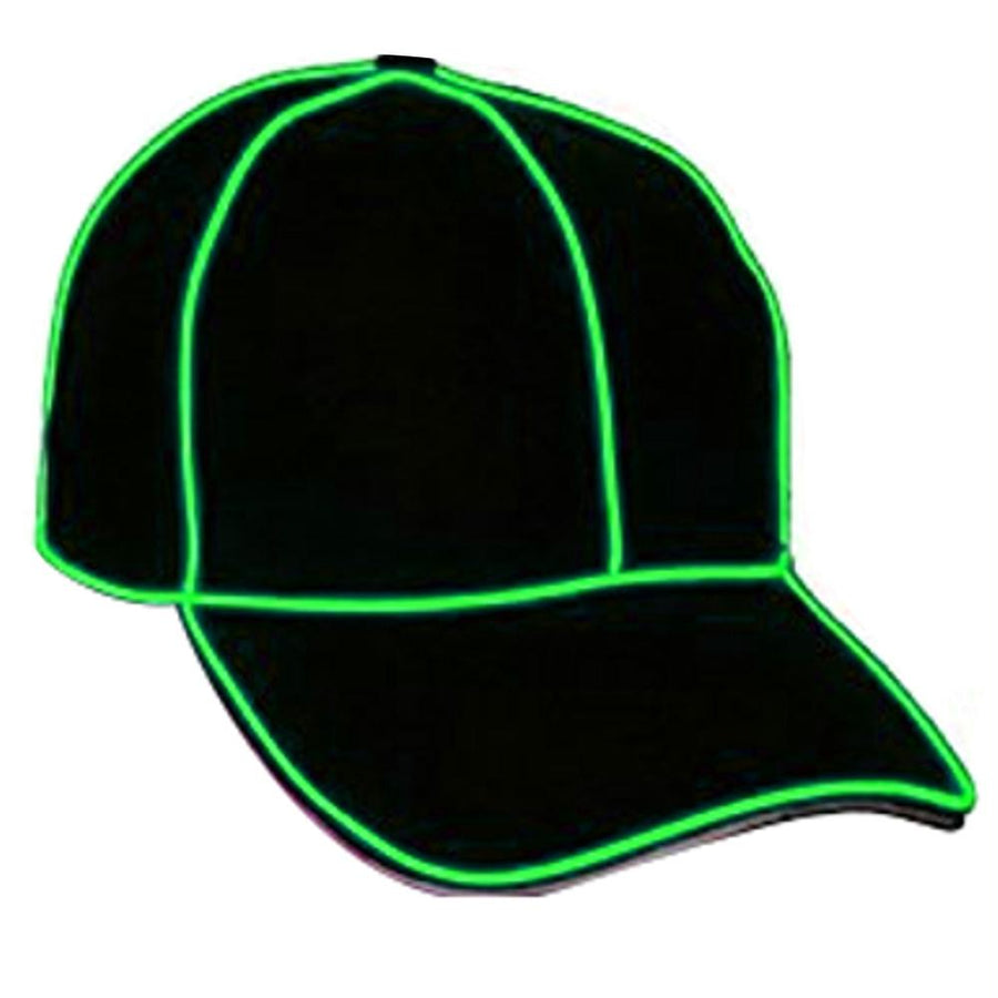 Electro Luminescent Baseball Hat Green