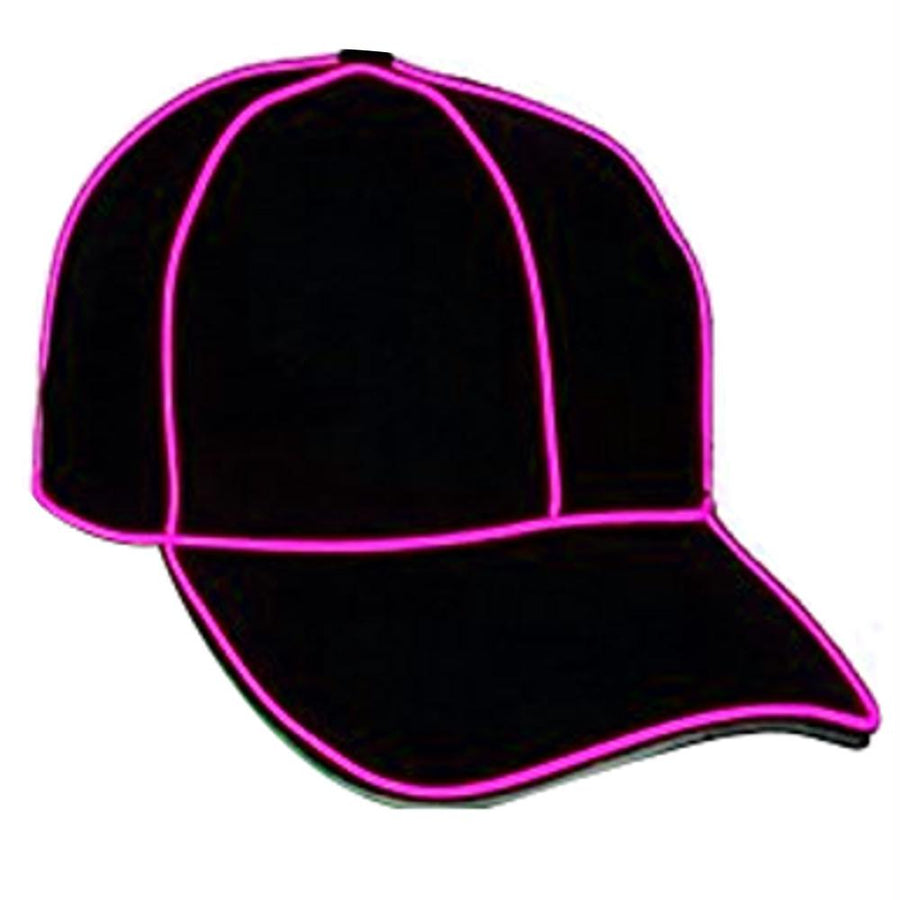 Electro Luminescent Baseball Hat Pink