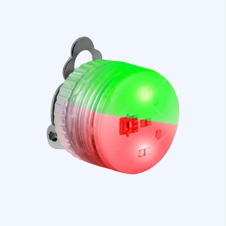 Red Green Flashing Body Light Lapel Pins