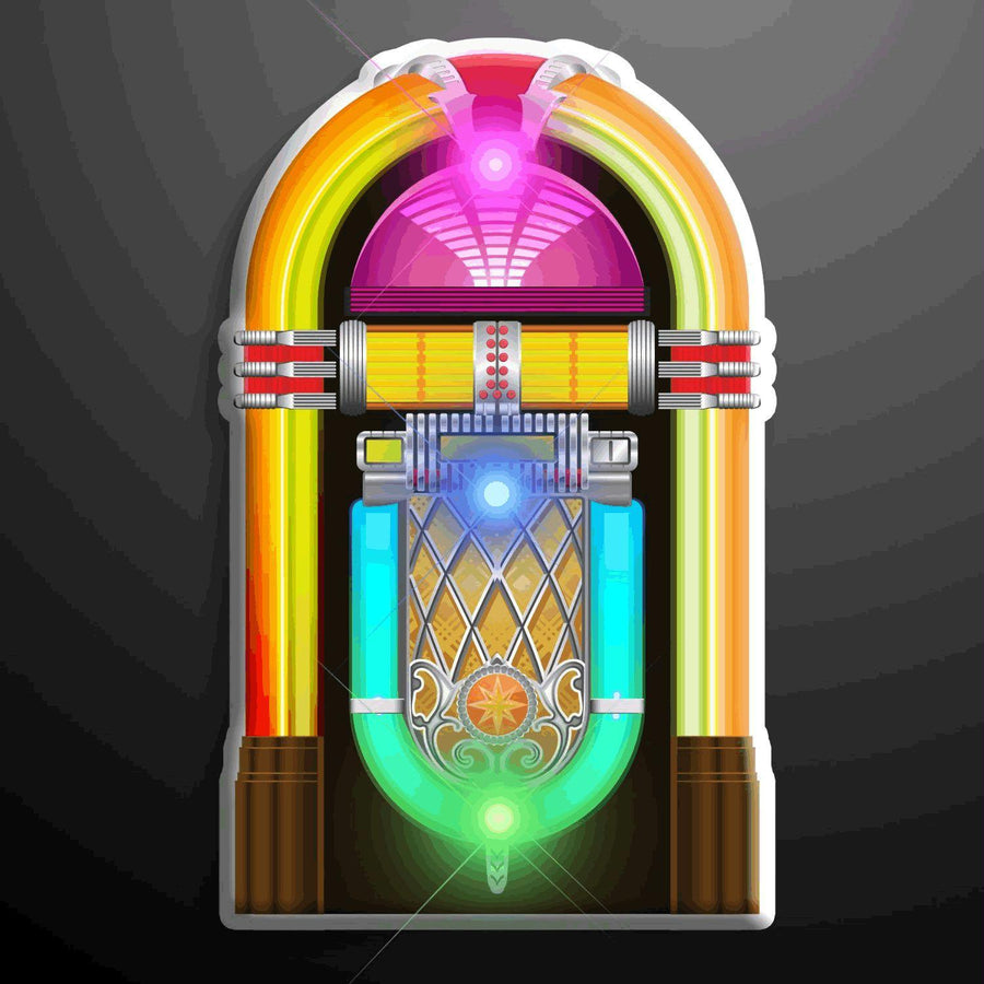 Jukebox Flashing Body Light Lapel Pins