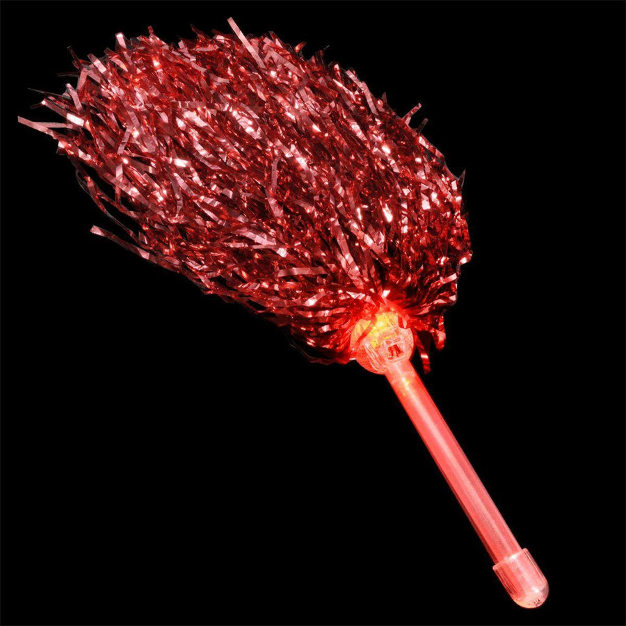 Light Up Pom Pom Red