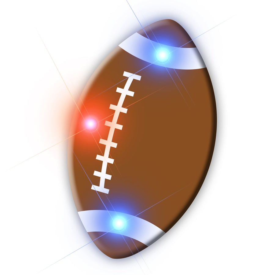 Football Flashing Body Light Lapel Pins