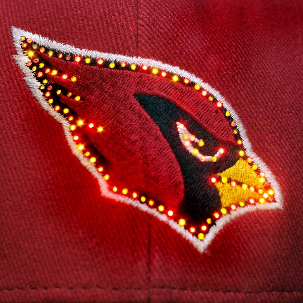 Arizona Cardinals Flashing Fiber Optic Cap