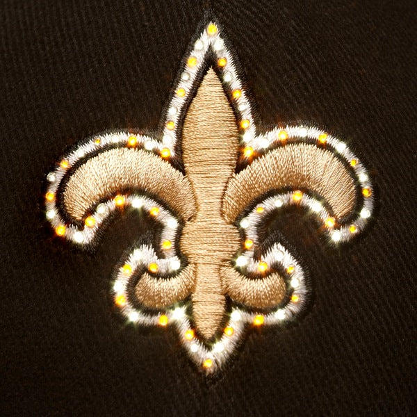 New Orleans Saints Flashing Fiber Optic Cap