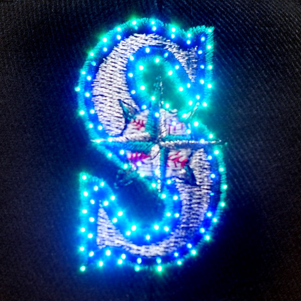 Seattle Mariners Flashing Fiber Optic Cap