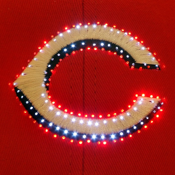 Cincinnati Reds Flashing Fiber Optic Cap