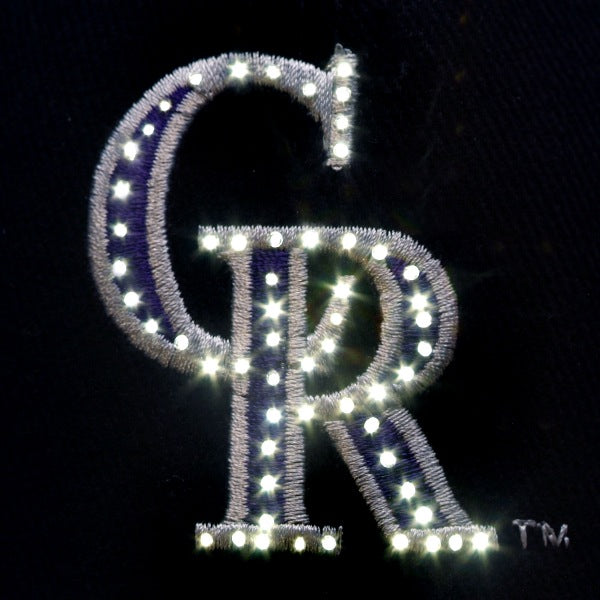 Colorado Rockies Flashing Fiber Optic Cap