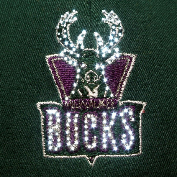 Milwaukee Bucks Flashing Fiber Optic Cap