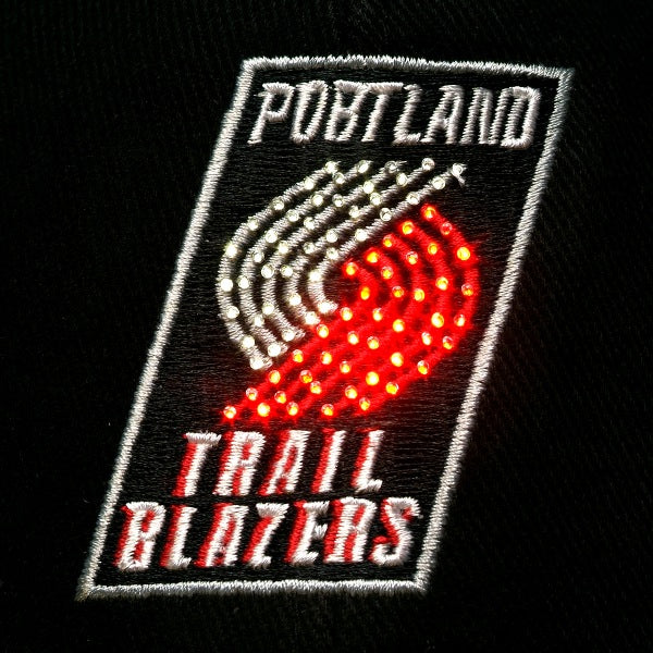 Portland Trailblazers Flashing Fiber Optic Cap