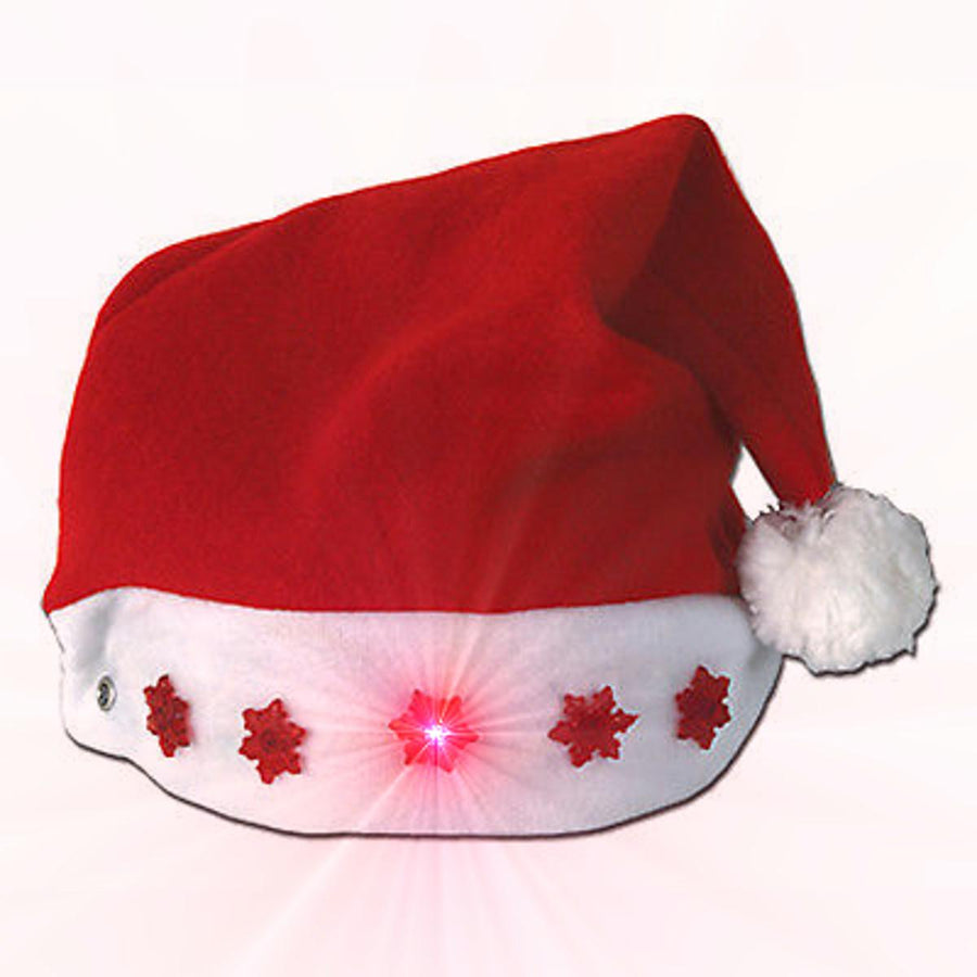 Santa Hat with Snowflakes