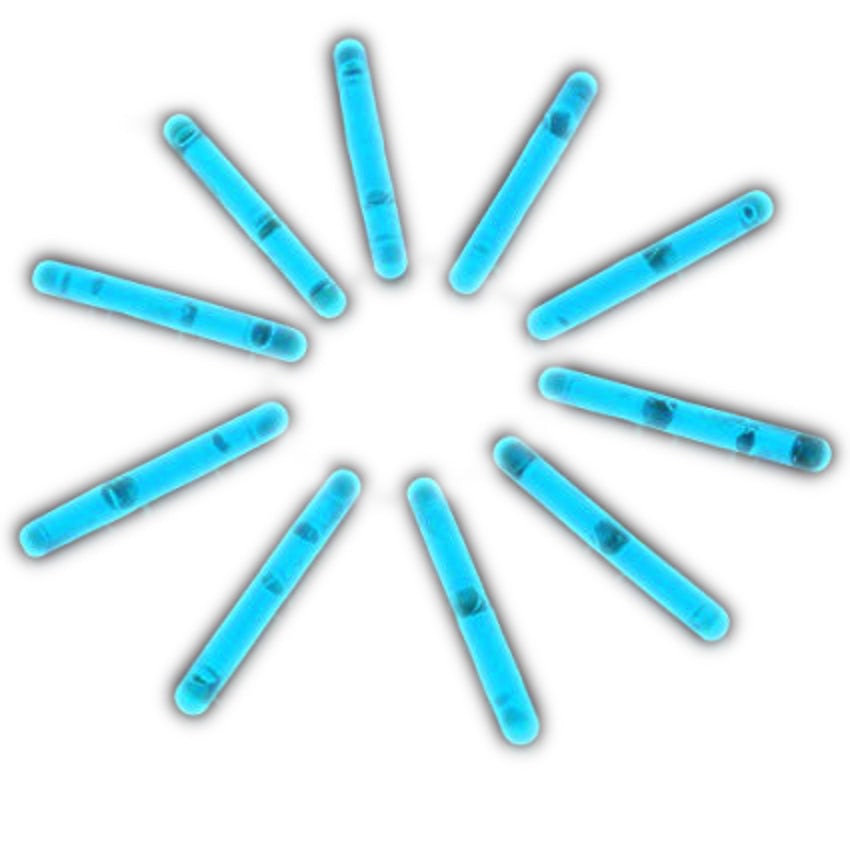 2 Inch Glow Stick Aqua Pack of 100