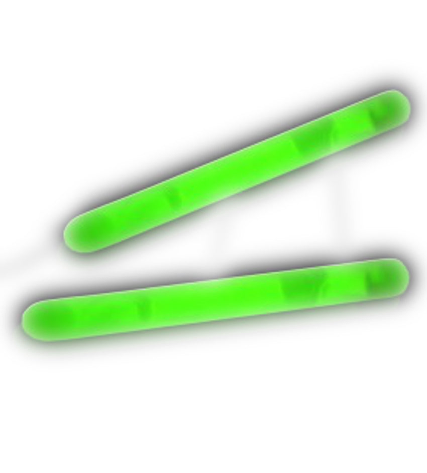 2 Inch Glow Stick Green Pack of 100