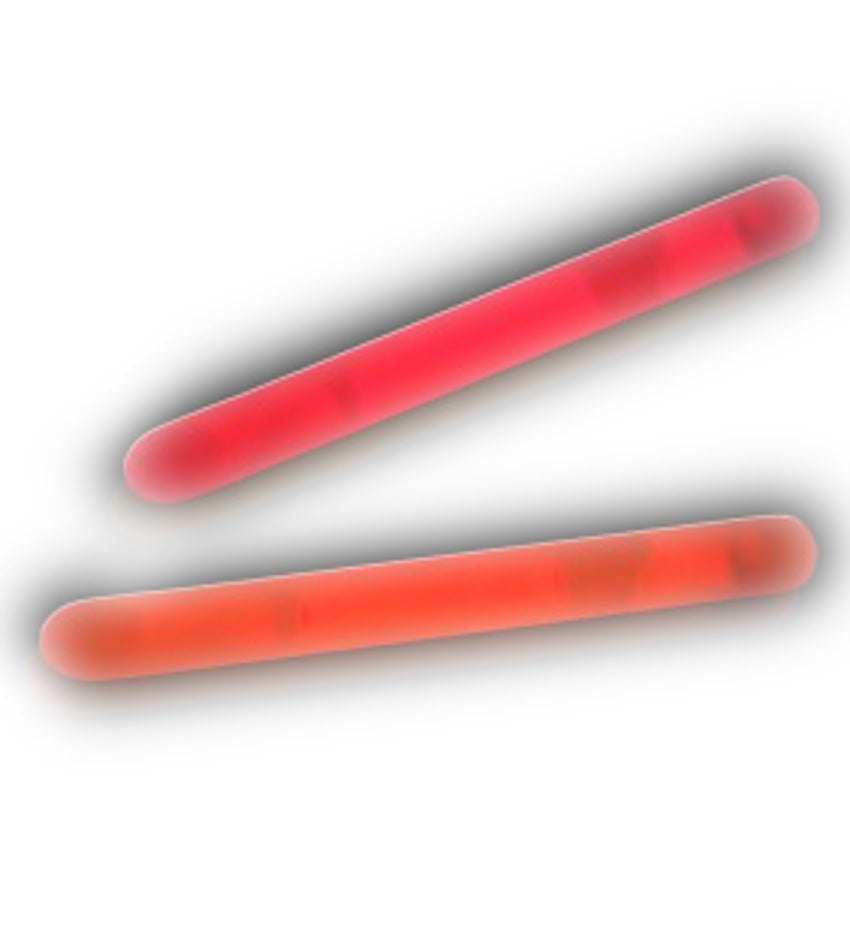 2 Inch Glow Stick Red Pack of 100