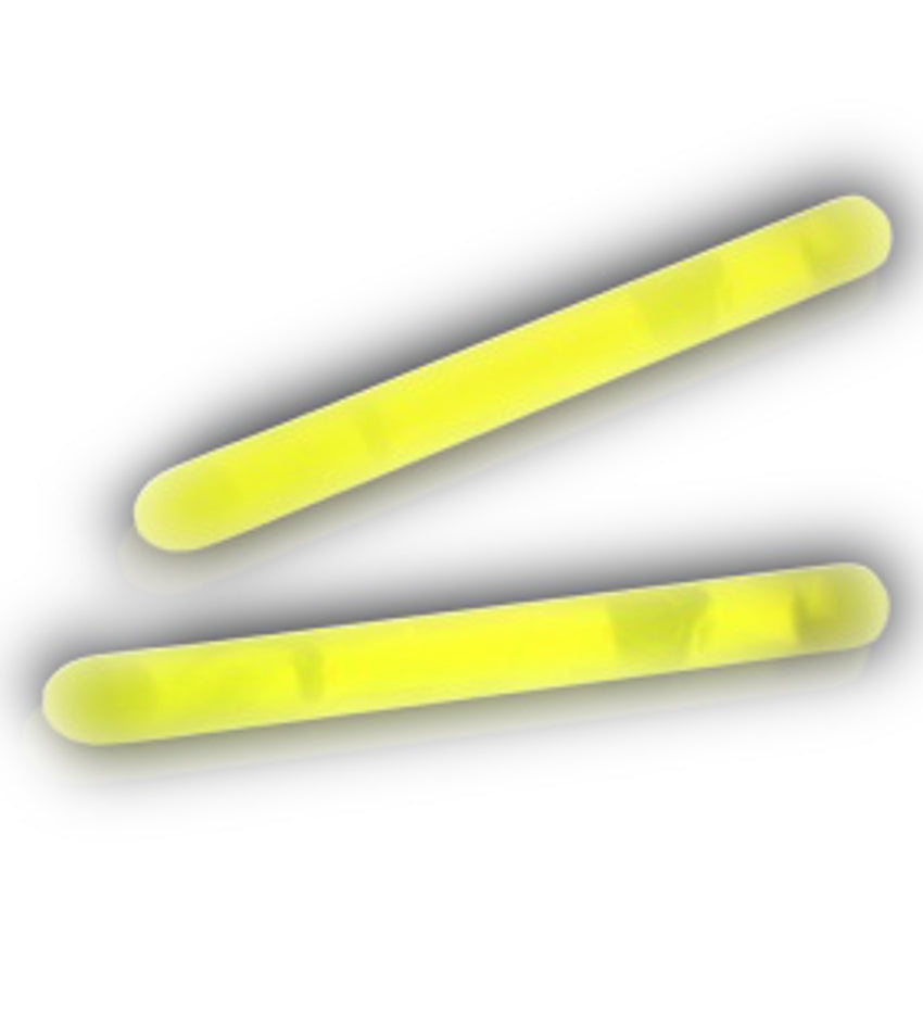 2 Inch Glow Stick Yellow Pack of 100