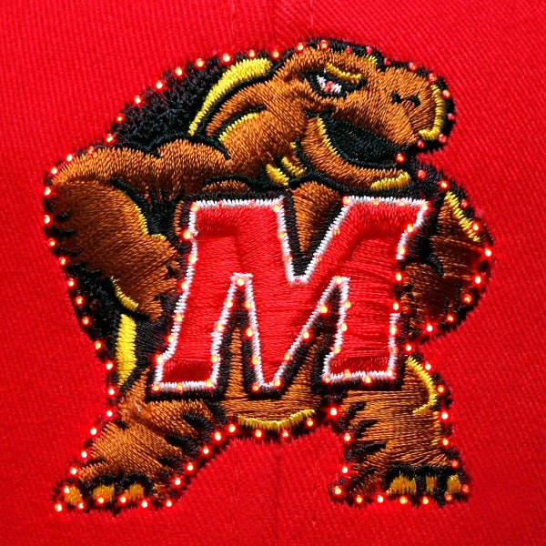 Maryland Terrapins Flashing Fiber Optic Cap