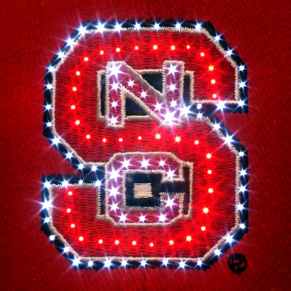 North Carolina State Wolfpack Flashing Fiber Optic Cap