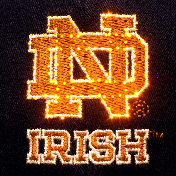 Notre Dame Fighting Irish Flashing Fiber Optic Cap