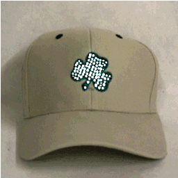 Notre Dame Fighting Irish Shamrock Flashing Fiber Optic Cap