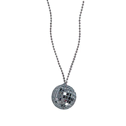 2 Inch Disco Ball Necklace