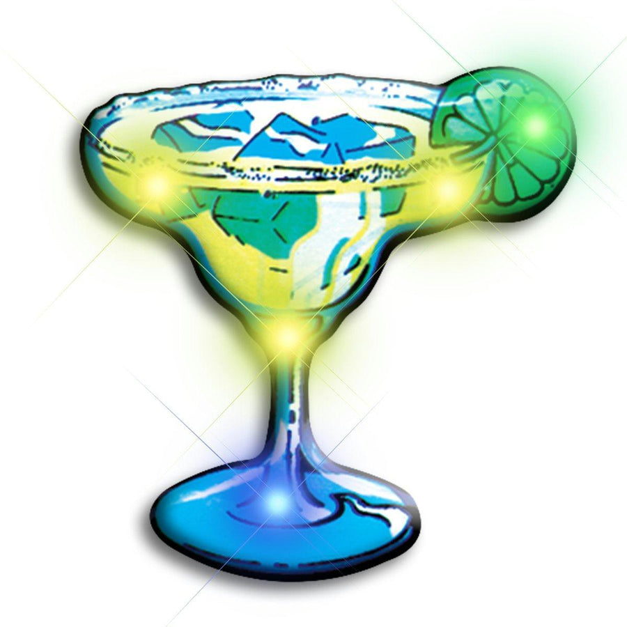 Margarita Flashing Body Light Lapel Pins