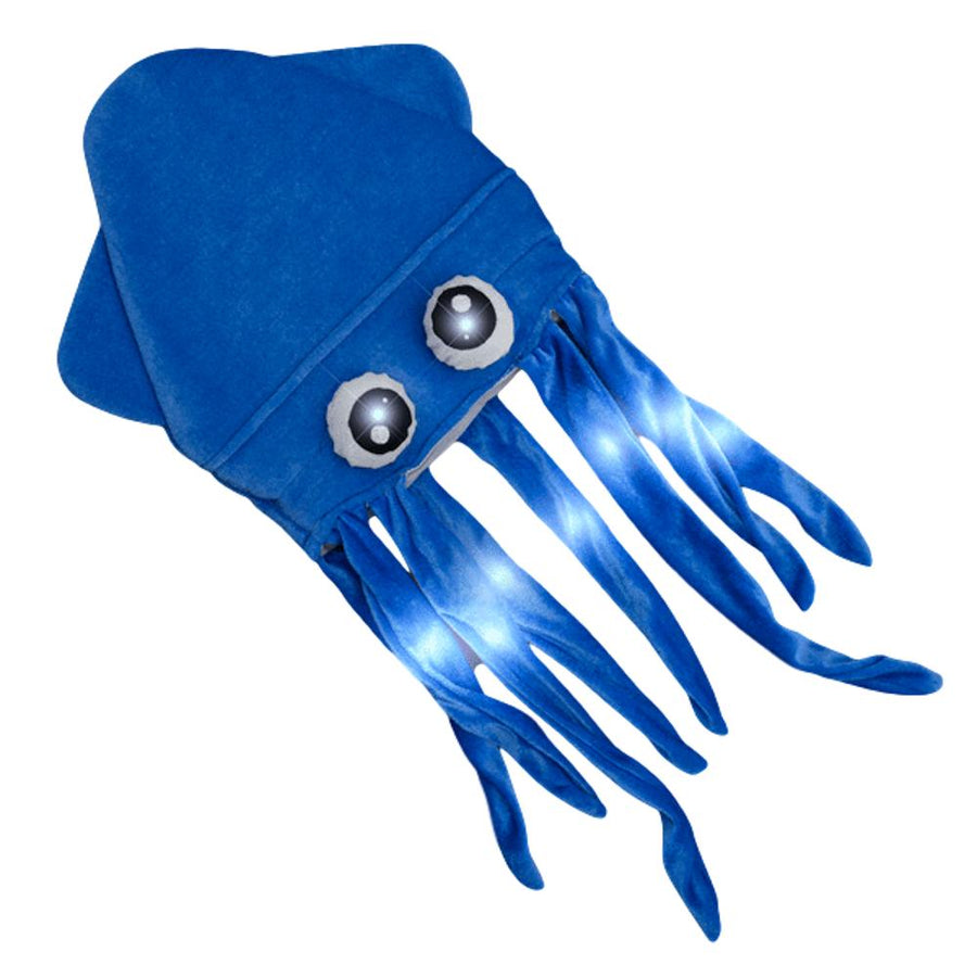 Assorted LED Under the Sea Squid Hat Pack of 4