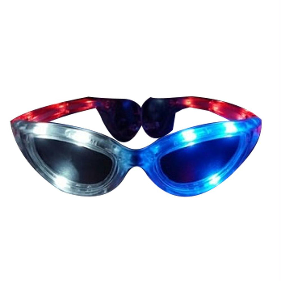 Red White Blue LED Sunglasses