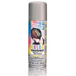 Temporary Colored Hair Spray Silver