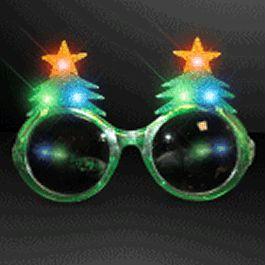 LED Christmas Tree Glasses Christmas Gift