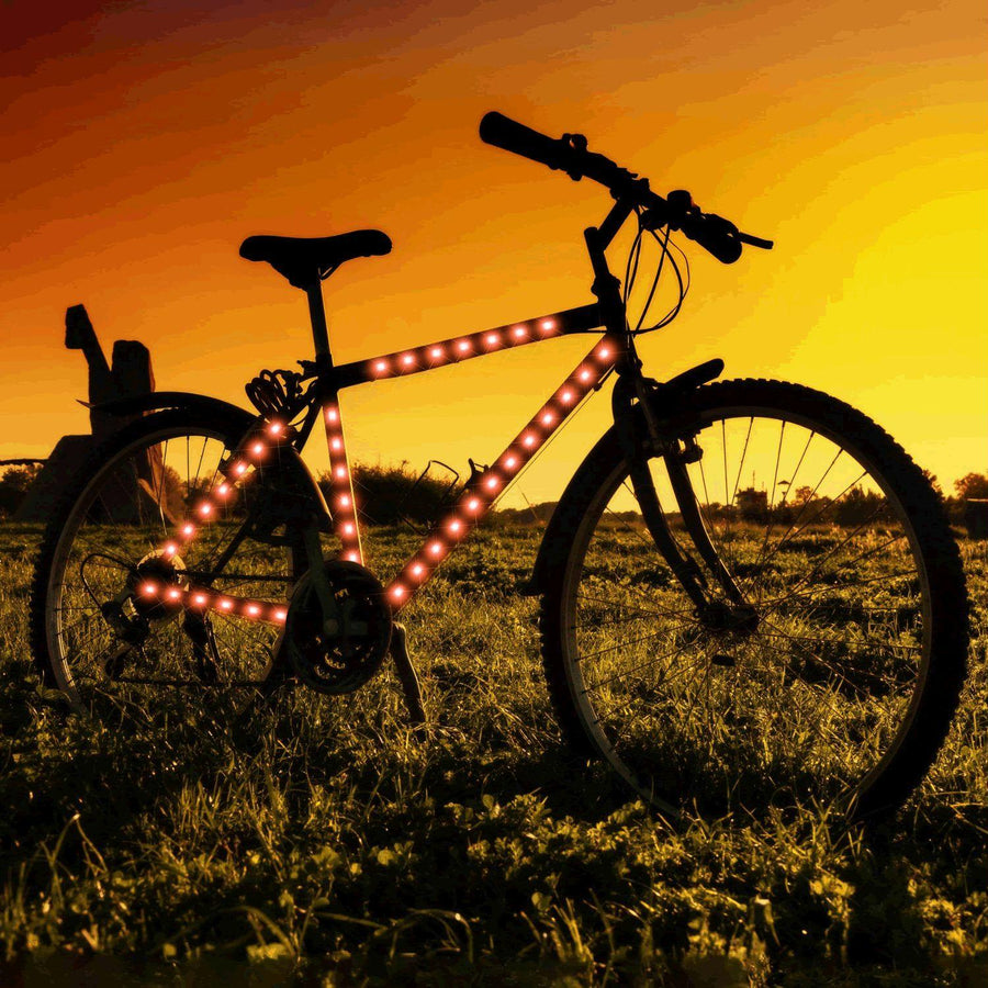 Bike Frame LED Strip Tape Red