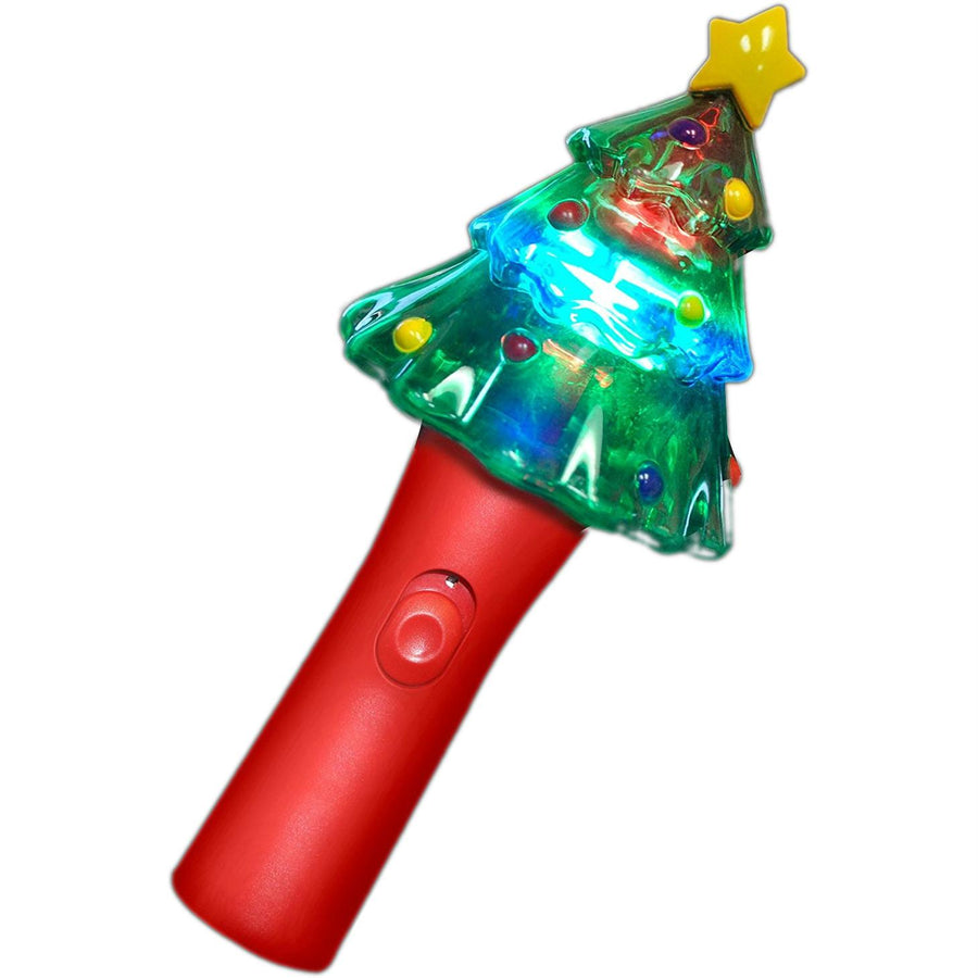 Christmas Tree Wand with Spinning Lights