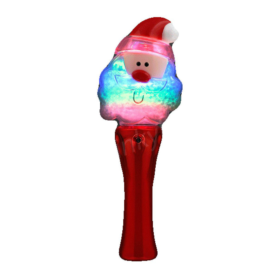 Santa Toy Christmas Wand with Spinning Lights