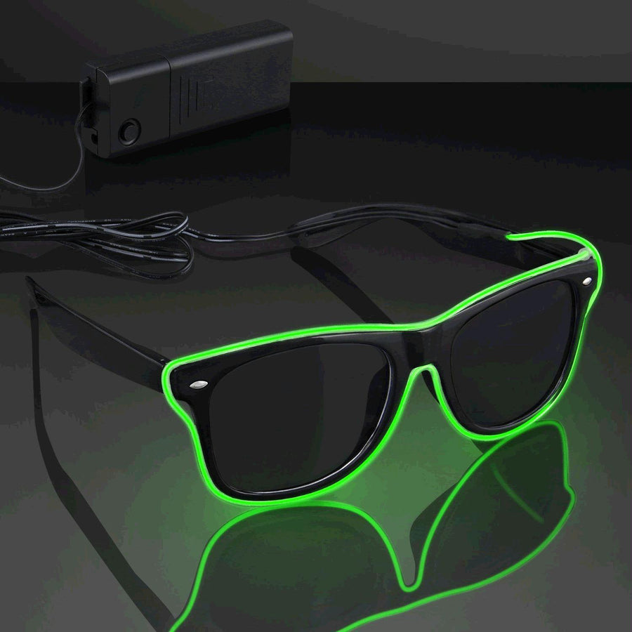 Electro Luminescent Banray Sunglasses Green