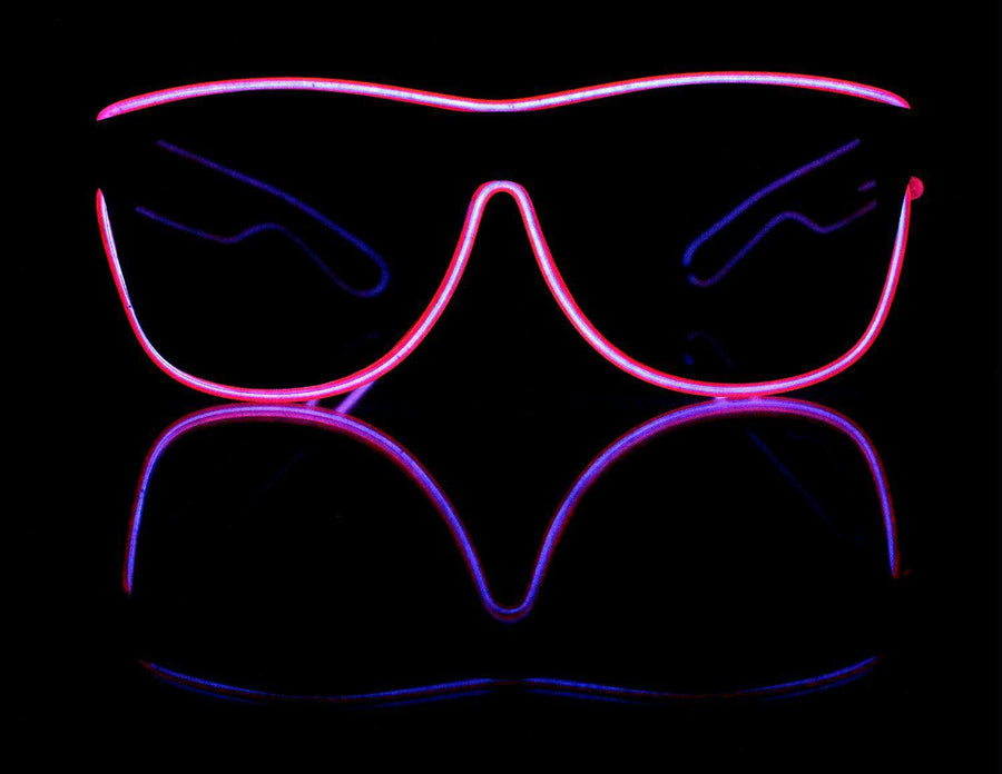 Electro Luminescent Banray Sunglasses Pink