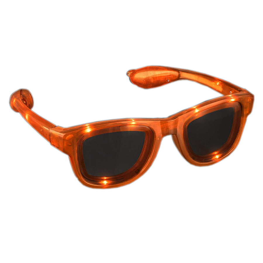 Orange LED Nerd Glasses